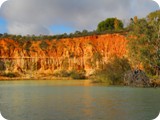 The colour of the cliffs are amazing