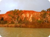 The scenery is ever changing as you cruise along the Murray